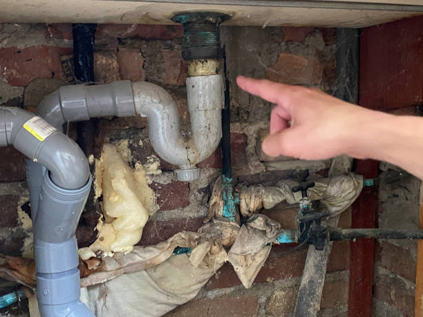 Water damage restoration process in Altamont, IL